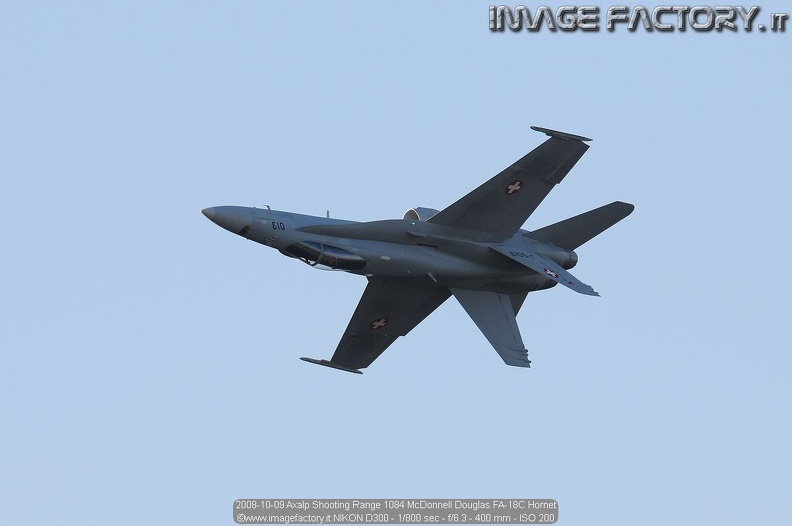 2008-10-09 Axalp Shooting Range 1084 McDonnell Douglas FA-18C Hornet.jpg